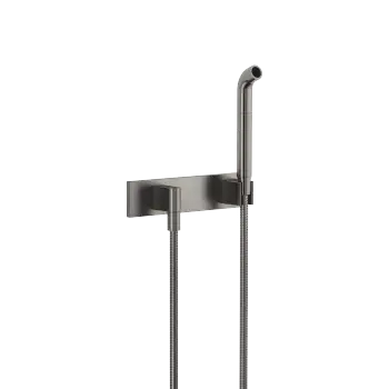 Affusion pipe with cover plate - Brushed Dark Platinum - 27 838 979-99