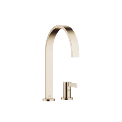 MEM Two-hole mixer with individual flanges - Brushed Champagne (22kt Gold) - 32 815 682-46 0010