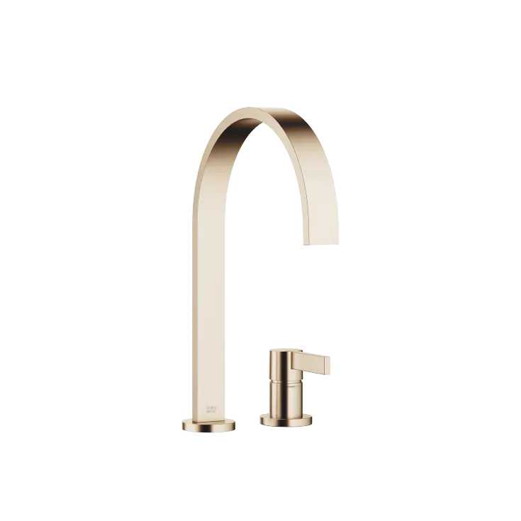 MEM Two-hole mixer with individual flanges - Brushed Champagne (22kt Gold) - 32 815 682-46 0010