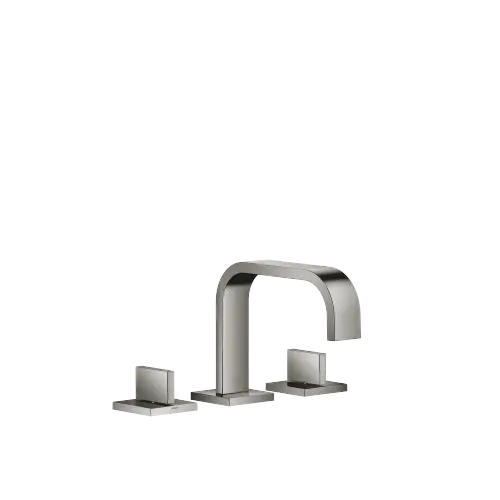 MEM Mélangeur lavabo à 3 trous avec garniture d'écoulement - Dark Chrome - 20 705 782-19