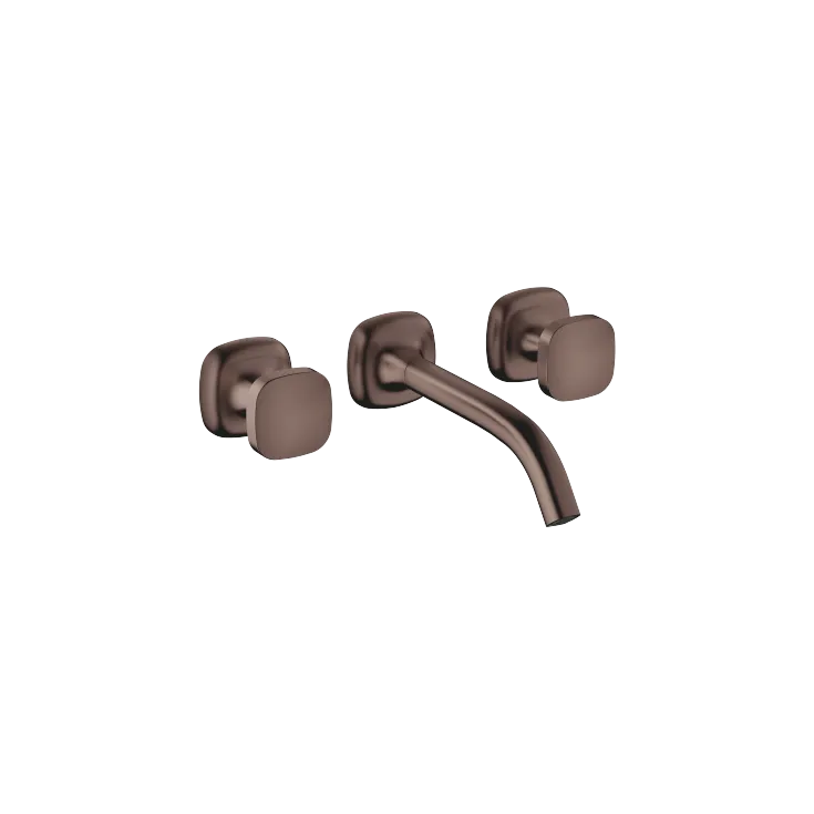 COYA Robinetterie murale pour lavabo sans garniture d’écoulement - Dark Bronze brossé (PVD) - 36 712 404-43