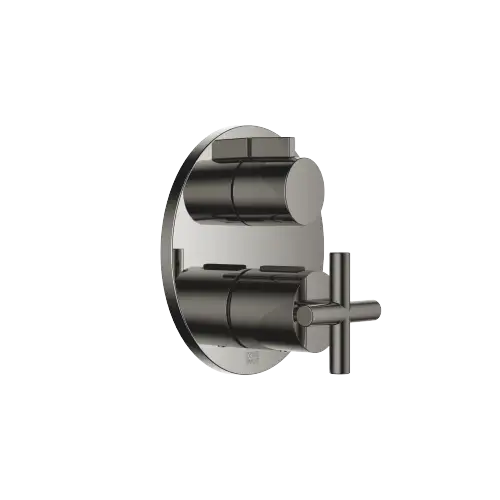TARA Concealed thermostat with one function volume control - Dark Chrome - 36 425 892-19