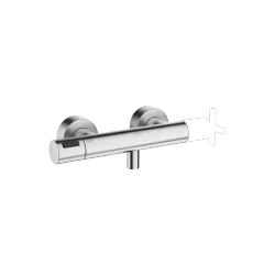 Shower thermostat for wall installation - Brushed Chrome - 34 445 979-93 0070