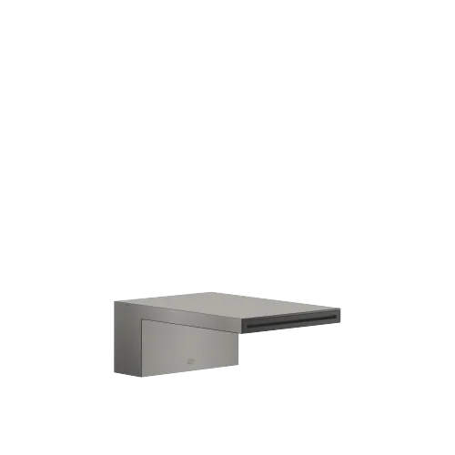 MEM Bath cascade spout without diverter for deck mounting - Brushed Dark Platinum - 13 630 740-99