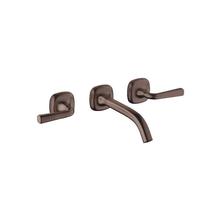 COYA Wall-mounted basin mixer without pop-up waste - Brushed Dark Bronze (PVD) - 36 712 414-43