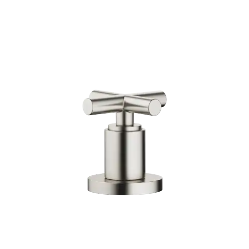 TARA Deck valve clockwise closing cold or hot - Brushed Platinum - 20 000 892-06