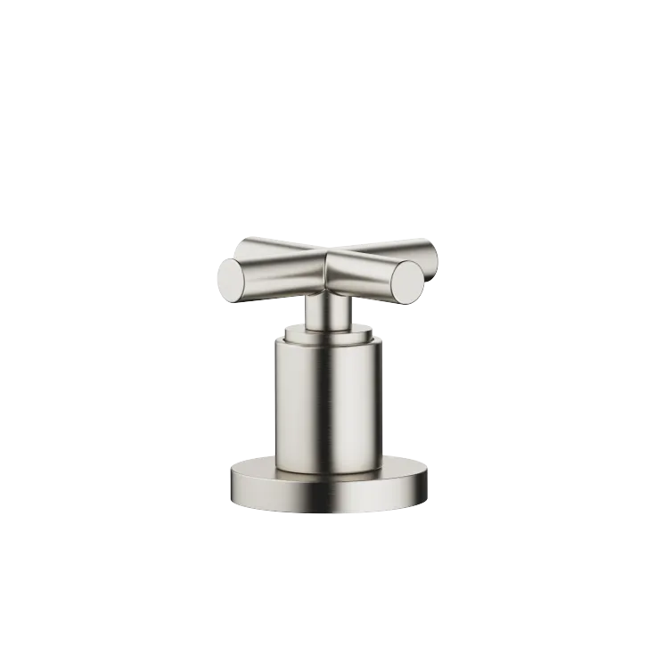 TARA Deck valve clockwise-closing hot or cold - Brushed Platinum - 20 000 892-06