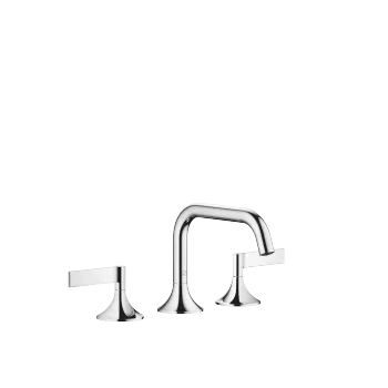 VAIA Mélangeur lavabo à 3 trous avec garniture d'écoulement - Chrome - 20 705 819-00 0010