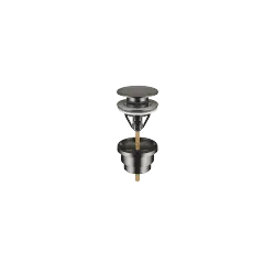 Garniture d’écoulement avec fermeture à pression  1 1/4" - Dark Chrome - 10 125 970-19