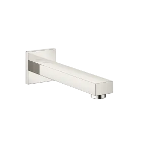 SYMETRICS Wall-mounted basin spout without pop-up waste - Platinum - 13 800 980-08