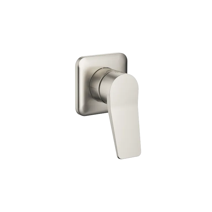 LISSÉ Miscelatore monocomando incasso con piastra di copertura - Platinato spazzolato - 36 060 845-06