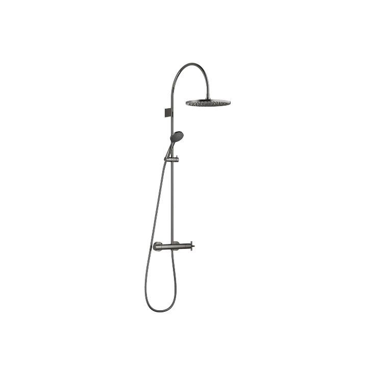 Colonne de douche avec thermostat de douche avec douchette à main - Set contenant 2 articles