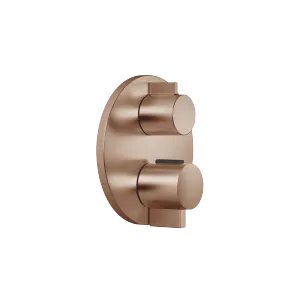 Concealed thermostat with one function volume control - Brushed Bronze - 36 425 970-42 0010