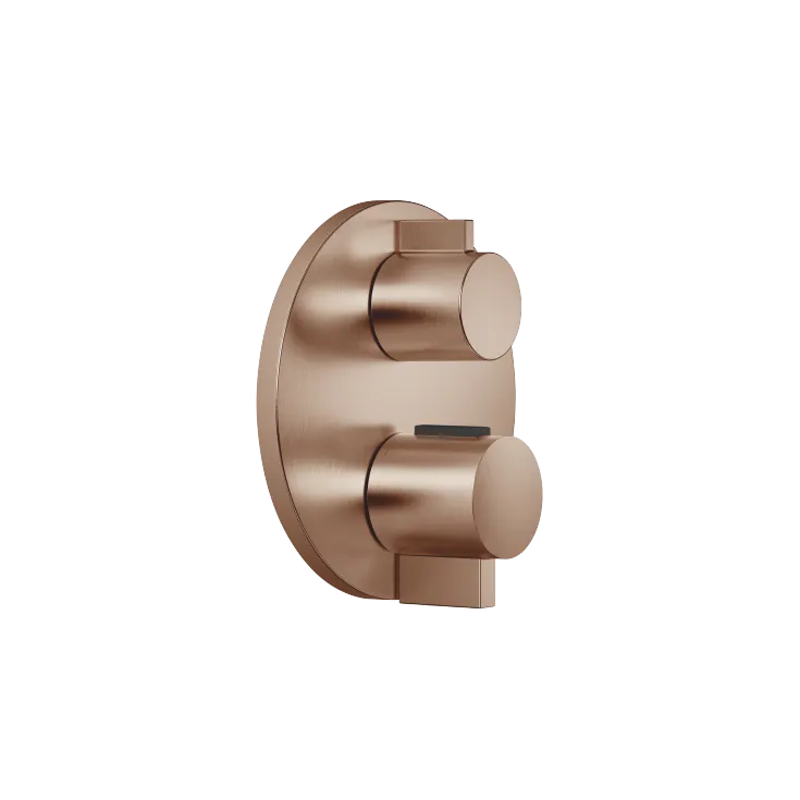 Concealed thermostat with one-way diverter - Brushed Bronze - 36 425 970-42 0010
