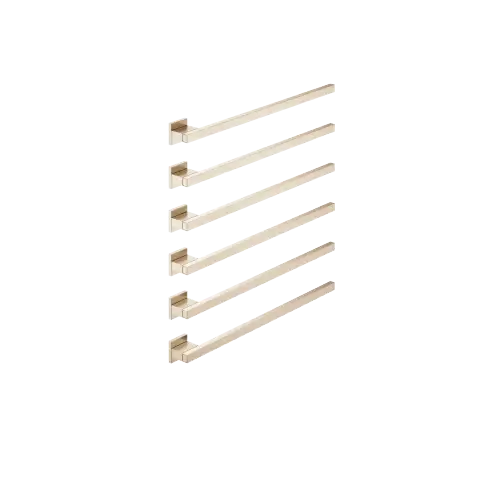 Towel warmer , 6-fold , projection right , without control element - Brushed Champagne (22kt Gold) - 83 316 980-46