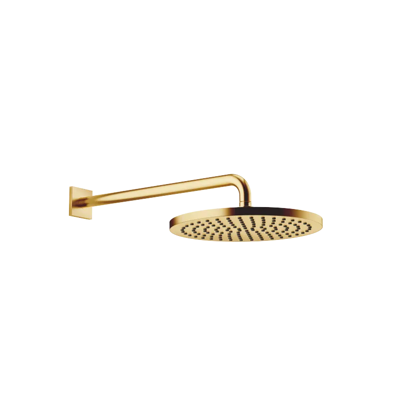 Rain shower with wall fixing 300 mm - Brushed Durabrass (23kt Gold) - 28 679 670-28