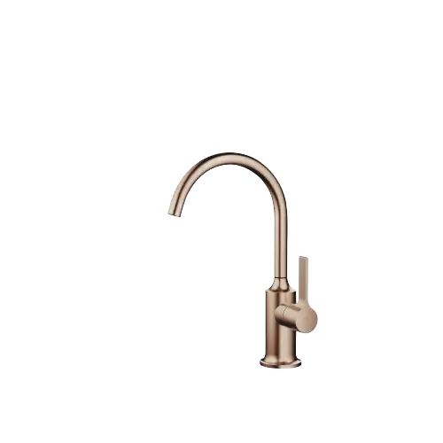 VAIA Single-lever basin mixer without pop-up waste - Brushed Bronze (PVD) - 33 521 809-42