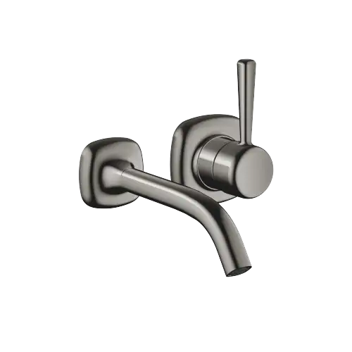 COYA Mitigeur monocommande de lavabo mural sans garniture d’écoulement - Dark Chrome - 36 860 404-19