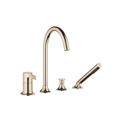 VAIA Bath shower set for bath rim or tile edge installation - Champagne (22kt Gold) - 27 632 809-47 0050