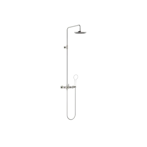 TARA Showerpipe ohne Handbrause FlowReduce 220 mm - Platin - 26 633 892-08