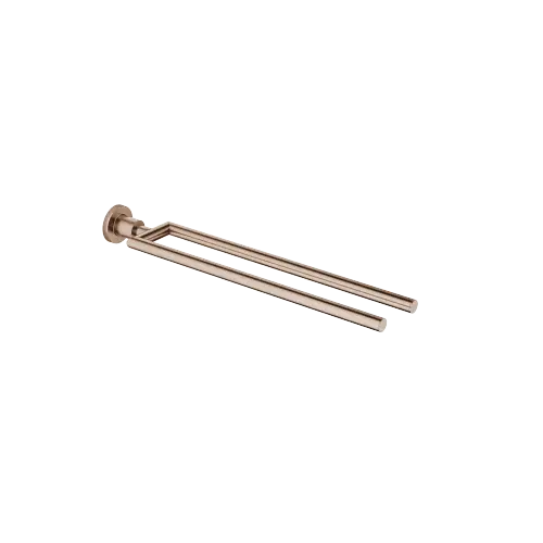 TARA Towel bar in two parts non-swivel - Brushed Bronze (PVD) - 83 210 892-42
