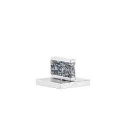 Handle Nature Squared Black Agate Ariel - Brushed Chrome - XV-01 4625