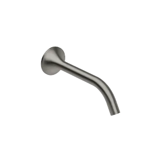 VAIA Wall-mounted basin spout without pop-up waste - Brushed Dark Platinum - 13 800 809-99
