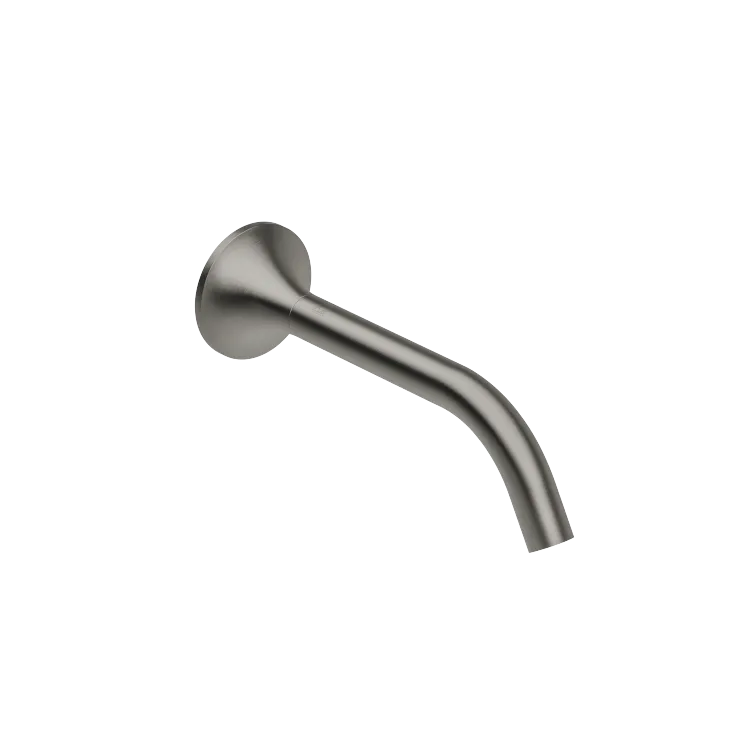 VAIA Wall-mounted basin spout without pop-up waste - Brushed Dark Platinum - 13 800 809-99