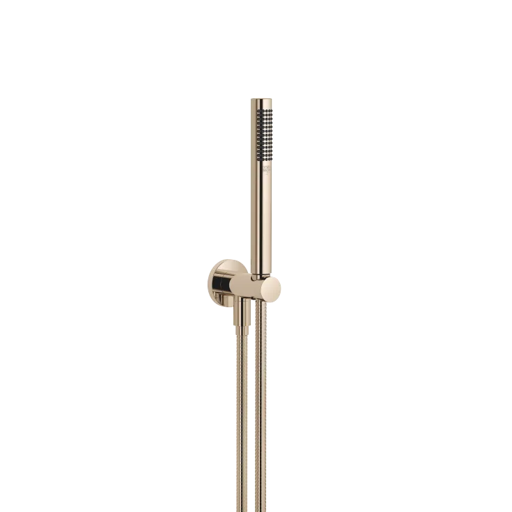 Hand shower set with integrated shower holder - Light Gold - 27 802 660-26 0050