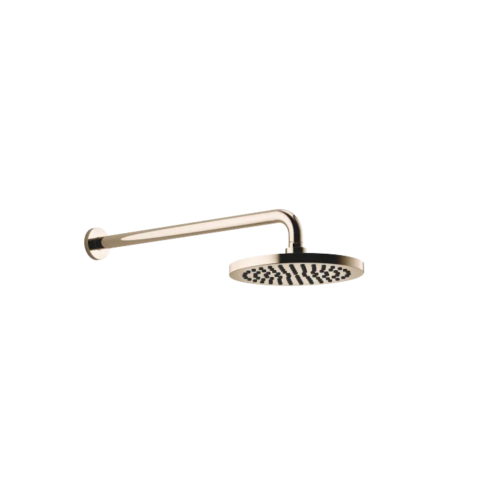Soffione a pioggia con fissaggio a muro FlowReduce 220 mm - Champagne (Oro 22k) - 28 648 970-47