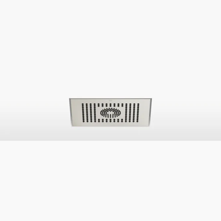 Rain shower for recessed ceiling installation 300 x 240 mm - Brushed Platinum - 28 043 980-06 0010