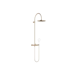 TARA Colonne de douche avec mélangeur de douche sans douchette 300 mm - Champagne brossé (Or 22cts) - 26 622 892-46