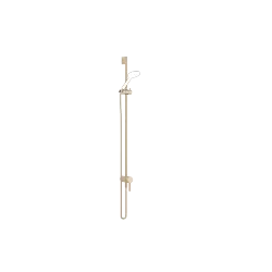 Concealed single-lever mixer with integrated shower connection with shower set without hand shower - Brushed Champagne (22kt Gold) - 36 111 970-46