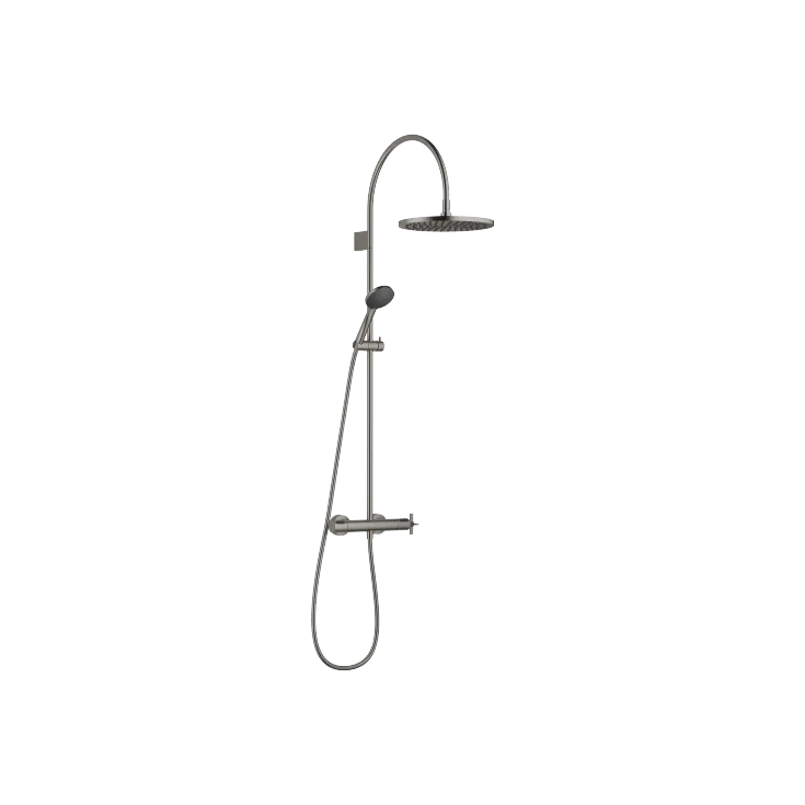 Colonne de douche avec thermostat de douche avec douchette à main - Set contenant 2 articles