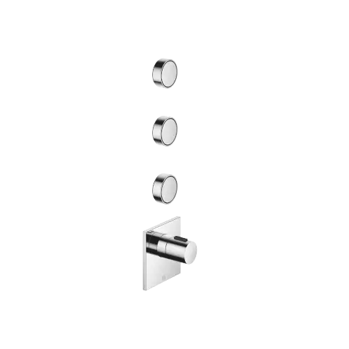 CYO xTOOL Thermostat module with 3 valves 1/2" - Chrome - Set containing 7 articles