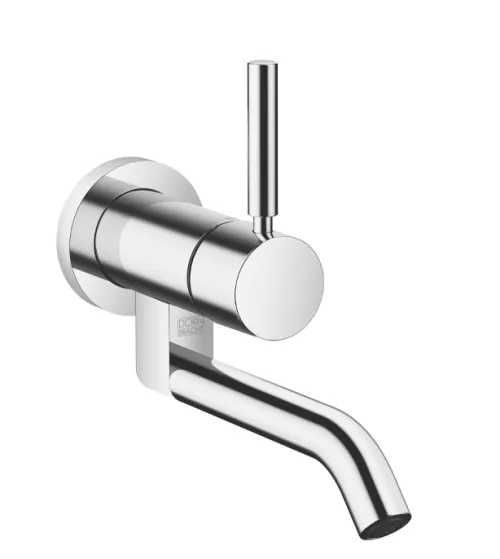 META Waschtisch-Wand-Einhandbatterie ohne Ablaufgarnitur - Dark Bronze gebürstet (PVD) - 36 805 660-43