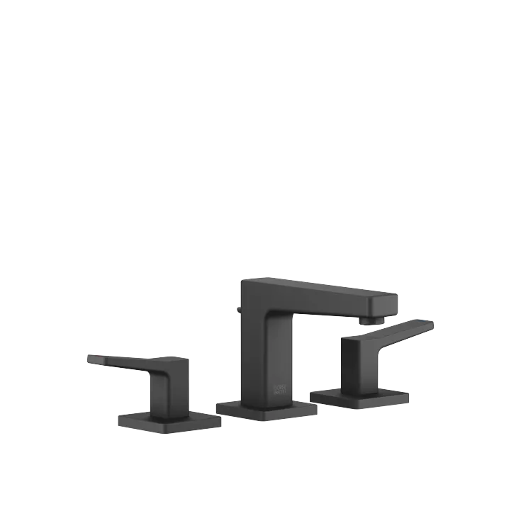 DORNBRACHT YARRE Batteria tre fori lavabo con piletta  - Soft Black - 20 713 832-69