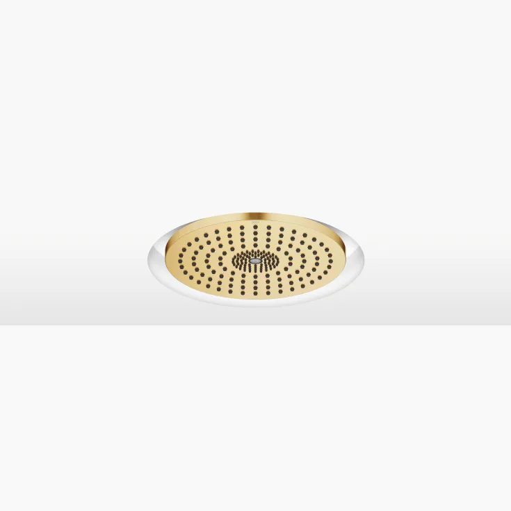 Regenbrause für Deckeneinbau mit Licht 300 mm - Messing gebürstet (23kt Gold) - 28 034 970-28