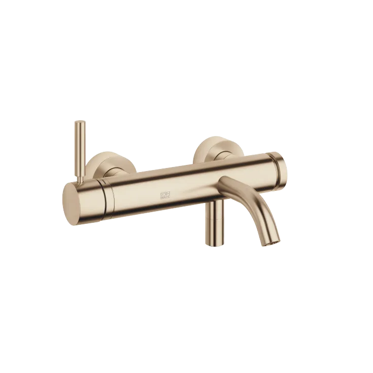 META Single-lever bath mixer for wall mounting without shower set - Brushed Light Gold - 33 200 660-27
