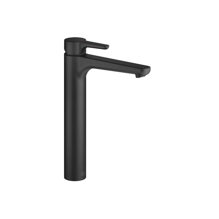 DORNBRACHT YAMOU Waschtisch-Einhandbatterie mit erhöhtem Standfuß ohne Ablaufgarnitur - Soft Black - 33 537 831-69