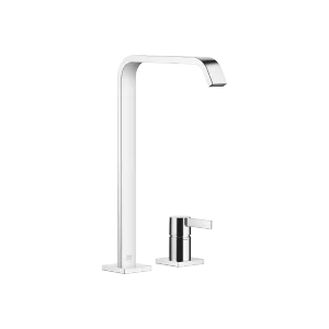 IMO Two-hole basin mixer with high spout without pop-up waste - Chrome - 29 218 671-00