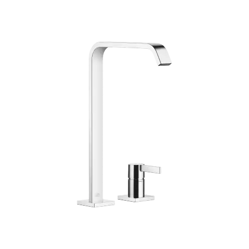 IMO Two-hole basin mixer with high spout without pop-up waste - Chrome - 29 218 671-00