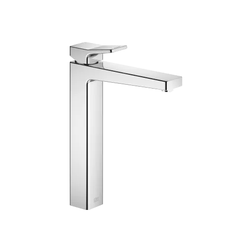 DORNBRACHT YARRE Chrome Washstand faucets: Single-lever basin mixer with raised base without pop-up waste