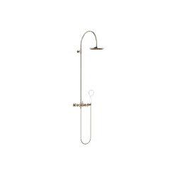 TARA Showerpipe with shower mixer without hand shower 220 mm - Champagne (22kt Gold) - 26 632 892-47 0050