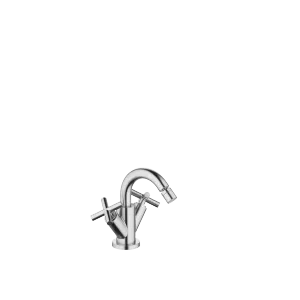 TARA Mélangeur de bidet monotrou avec garniture d'écoulement - Chrome brossé - 24 510 892-93