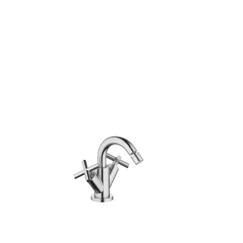 TARA Miscelatore monoforo bidet con piletta - Cromo spazzolato - 24 510 892-93