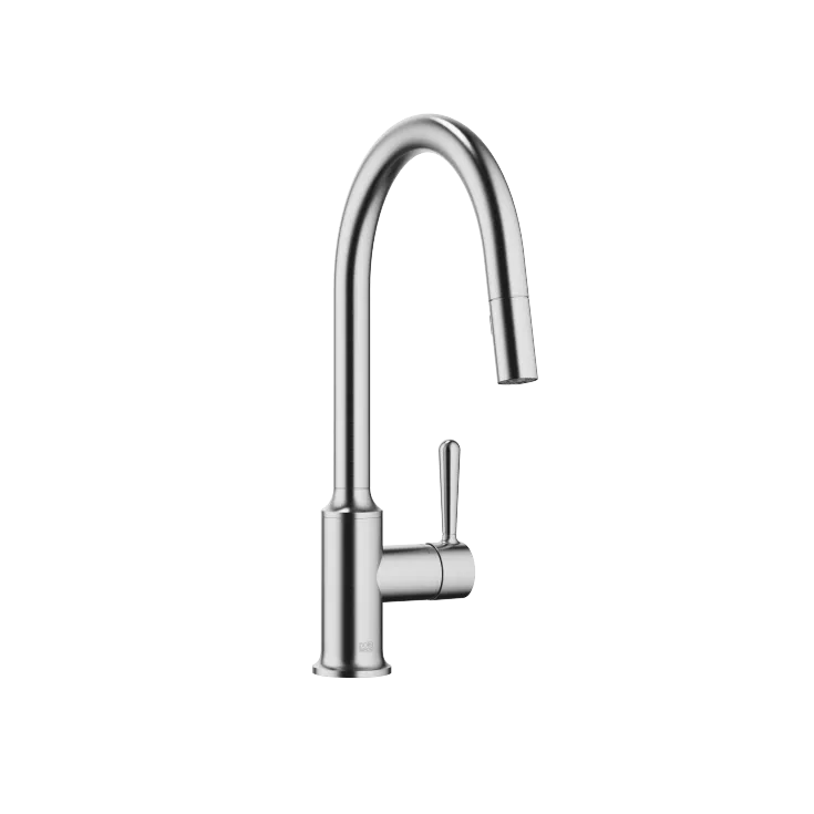 VAIA Single-lever mixer Pull-down with spray function - Brushed Chrome - 33 870 809-93