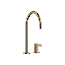 TARA ULTRA Two-hole mixer with individual rosettes - Brushed Dark Brass - 32 815 875-39