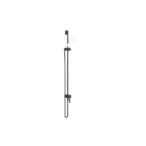 Mitigeur monocommande encastré avec raccord de douche intégré avec garniture de douche sans douchette - Noir mat - 36 111 970-33