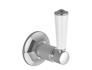 MADISON Wall valve clockwise closing 3/4" - Brushed Dark Platinum - Set containing 2 articles